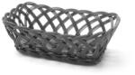 HENDI Fonott oldalú kosarak, HENDI, téglalap, Fekete, 225x150x(H)65mm (426241)