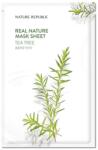 Nature republic Real Nature Tea Tree Sheet Mask - Успокояваща маска за лице с чаено дърво 1бр/23мл
