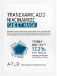 APLB Tranexamic Acid Niacinamide Sheet Mask - Изсветляваща и хидратираща маска с транексамова киселина и ниацинамид 1бр/25мл