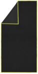 Sersimo Prosop din microfibra cu uscare rapida 100x180 cm, 200 GSM, negru (ACT-0189) Prosop