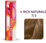 Wella Wella Professionals, Color Touch, Ammonia-Free, Semi-Permanent Vopsea de păr, 7/3 Medium Blonde Chestnut Pearl, 60 ml