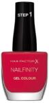MAX Factor Max Factor, Nailfinity, Vitamin E, Glossy Finish, Ojă, 300, Ruby Tuesday, 12 ml