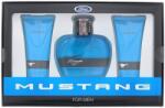 Ford Set Ford: Mustang Blue, Apă de toaletă, For Men, 100 ml + Mustang Blue, Hydrating, After-Shave Balm, 100 ml + Mustang Blue, Hydrating, Body Wash, For Hair & Body, 100 ml
