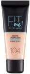 Maybelline Maybelline, Fit Me Matte + Poreless, Liquid Foundation, 104, Soft Ivory, 30 ml