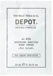 Depot Depot, 400 Shave Specifics No. 404 , Allantoin, Soothing, Shaving Soap Cream, 10 ml