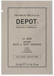 Depot Depot, 600 Body Solutions No. 606, Shower Gel & Shampoo 2-In-1, Botanical Complex, 10 ml
