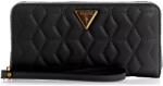 GUESS Guess, Elenia, Textile Wallet, SLG Large Zip, Black, For Women