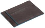 Piquadro Piquadro, Blue Square, Leather Card Holder, PP2762B2R, Mogano, Unisex