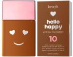 Benefit Benefit, Hello Happy Soft Blur, Matte Finish, Liquid Foundation, 10, Deep Warm, SPF 15, 30 ml