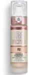 Makeup Revolution Makeup Revolution, IRL Filter, Oil Free, Long Wear, Cream Foundation, F2, 23 ml