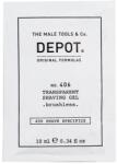 Depot Depot, 400 Shave Specifics No. 406, Menthol, Softening & Refreshing, Shaving Gel, 10 ml