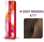 Wella Wella Professionals, Color Touch, Ammonia-Free, Semi-Permanent Vopsea de păr, 6/71 Dark Blonde Ash Chestnut, 60 ml
