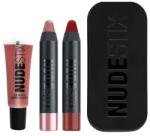 Nudestix Set Nudestix: Red Hot Lips Mini Kit Royal, Ruj cremă, 04, Nude, 2 ml + Red Hot Lips Mini Kit Royal, Ruj cremă, Posh, 2.5 ml