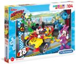 Clementoni Clementoni, Mickey And The Roadster, Puzzle, Unisex, 5+ years, 104 pcs Puzzle