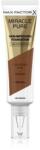 MAX Factor Max Factor, Miracle Pure, Hyaluronic Acid, Radiant, Liquid Foundation & Serum 2-In-1, Cocoa, 100, SPF 30, 30 ml
