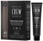 American Crew Set Trio, American Crew, Precision Blend, Semi-Permanent Vopsea de păr, 4-5 Natural Grey, 3 pcs, 40 ml