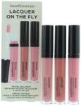 BareMinerals Lacquer On The Fly Set BareMinerals: Gen Nude, Ruj lichid, Cant Even, 3.7 ml + Gen Nude, Ruj lichid, Dahling, 3.7 ml + Gen Nude, Ruj lichid, Major, 3.7 ml