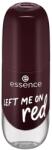 essence , Gel Nail, Ojă, 72, Left Me On Red, 8 ml