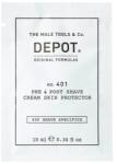 Depot Depot, 400 Shave Specifics No. 401, Soothing, Pre & Post Shaving Cream, 10 ml