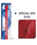 Wella Wella Professionals, Color Touch Special Mix, Ammonia-Free, Semi-Permanent Vopsea de păr, 0/45 Red Mahogany, 60 ml
