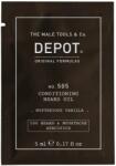 Depot Depot, 500 Beard & Mustache Specifics No. 505, Beard Oil, Misterious Vanilla, Vitamin E, For Shine & Softness, 5 ml