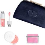 Dior Natural Glow Ritual Set Christian Dior: Backstage Rosy Glow, Blush Compact Powder, 001, Pink, 4.6 g + Addict, Glossy, Lip Oil, 001, Pink, 6 ml + Abricot, Fortifying, Nail Cream Treatment, 8 g + Textil