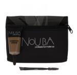 Nouba 10 Set Nouba: Nouba, Eyebrow Brush + Nouba, Eyebrow Gel, 7 ml + Textile Makeup Bag, Black