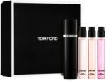 Tom Ford Set Tom Ford: Rose De Russie, Apă de parfum, For Women, 10 ml + Rose De Chine, Apă de parfum, For Women, 10 ml + Rose D'Amalfi, Apă de parfum, For Women, 10 ml + Tom Ford, Refillable Atomizer Case, Bl