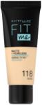 Maybelline Maybelline, Fit Me Matte + Poreless, Liquid Foundation, 118, Nude, 30 ml