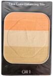 Shiseido Shiseido, Face Color Enhancing Trio, Non-Comedogenic, Blushing/Sculpting & Harmonizing, Face Palette, Or1, Peach, 3 Shades, 7 g *Tester