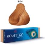 Wella Wella Professionals, Koleston Perfect, Permanent Vopsea de păr, 8/04 Light Blonde Copper Natural, 60 ml