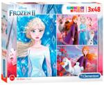 Clementoni Set Trio, Clementoni, Frozen 2, Puzzle, Unisex, 3 x48 pcs Puzzle