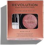 Makeup Revolution Set Makeup Revolution: Flawless Foils, Vegan, Eyeshadow Primer, 2 ml + Flawless Foils, Vegan, Eyeshadow Palette, Rose Gold, 2 g