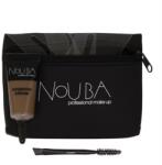 Nouba 15 Set Nouba: Nouba, Eyebrow Brush + Nouba, Eyebrow Gel, 7 ml + Textile Makeup Bag, Black