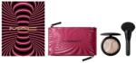 MAC Trick Of The Light Extra Dimension Skinfinish Kit Set MAC: Textile Makeup Bag, Burgundy + MAC, Multi Face Brush, 143S + Extra Dimension Skinfinish, Highlighter Powder, Magnetic Attraction, 9 g - yuzum