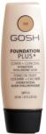 Gosh Gosh, Foundation Plus+, Cover & Conceal, Liquid Foundation, 008, Golden, 15 SPF, 30 ml