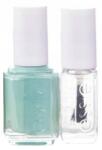Essie Set Essie: Nail Enamel, Vegan, Glossy Shine Finish, Ojă, 99, Mint Candy Apple, 13.5 ml + Nail Care - Good To Go, Top Coat, Nail Strengthening Lacquer, 5 ml