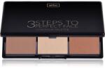 Wibo Wibo, 3 Steps to Perfect Dark, Matte, Contouring Palette, Dark, 3 Shades, 10 g