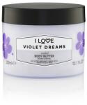 I Love I Love, Signature Collection, Vegan, Hydrating, Violet Dreams, Body Butter, 330 ml