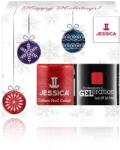 Jessica Winter Set Jessica: Professional GELeration, Semi-Permanent Ojă, Hearts on Fire, 15 ml + Custom Colors, Ojă, Hearts on Fire, 14.8 ml