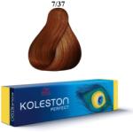 Wella Wella Professionals, Koleston Perfect, Permanent Vopsea de păr, 7/37 Medium Blonde Golden Brown, 60 ml
