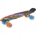 ENERO Splash/Graffiti Black LED Skateboard