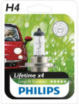 Philips Bec auto halogen pentru far Philips Longlife EcoVision H4 60/55W 12V 12342LLECOB1 (AC4886)