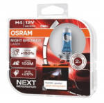 OSRAM Set doua becuri auto halogen Osram Night Breaker Laser Next Generation +150% H4 60/55W 12V 64193NL-DUO (AC50512)