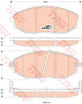 TRW Set placute frana, frana disc TRW GDB4179 (GDB4179)