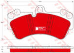 TRW Set placute frana, frana disc TRW GDB1547DTE (GDB1547DTE)
