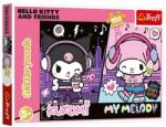 Jumbo Puzzle Jumbo Kuromi cu detalii cu glitter, 100 piese (1252900)