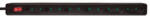 LogiLink PRELUNGITOR LOGILINK, Euro skt x 6, conectare prin Schuko (T), cablu 1.5 m, 7.5 A, protectie contact accidental, on / off, negru, LPS232B (timbru verde 0.18 lei)