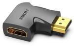 Vention Adaptor video Vention, HDMI(T) la HDMI(M), rezolutie maxima 4K la 60Hz, conectori auriti, unghi 90 grade, invelis PVC, adaptor vertical, negru, AIPB0 (timbru verde 0.03lei) - 6922794747913