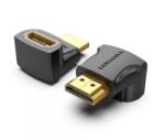 Vention Adaptor video Vention, HDMI(T) la HDMI(M), rezolutie maxima 4K la 60Hz, conectori auriti, unghi 270 grade, invelis PVC, negru, AINB0 (timbru verde 0.03lei) - 6922794747876